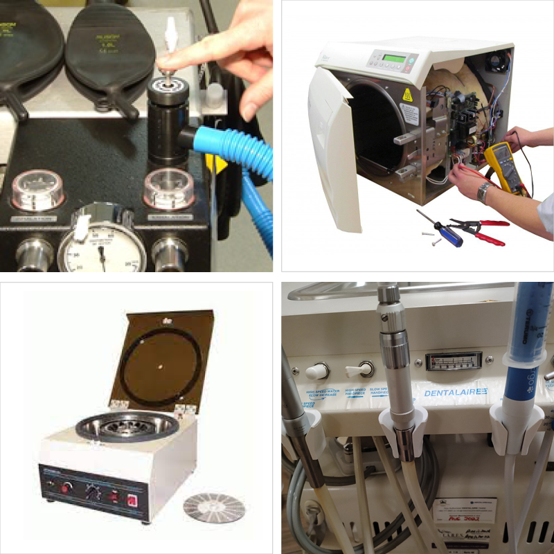 Collage of equipment